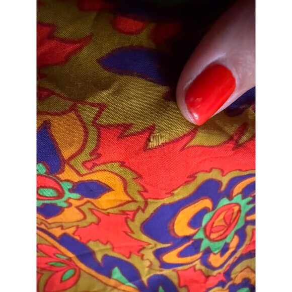 Vintage Hawaiian Casuals by Stan Hicks Maxi Dress – Mock Neck, Side Pockets, Hon - Picture 11 of 14